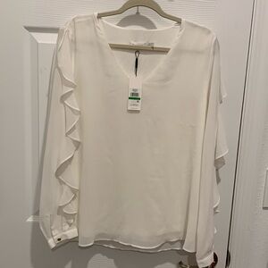 Calvin Klein blouse.  Gorgeous, brand new with tags, creamy ivory color 🌸